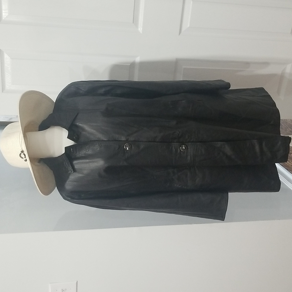 FIRENZE Genuine Black Soft Leather Fodera Jacket